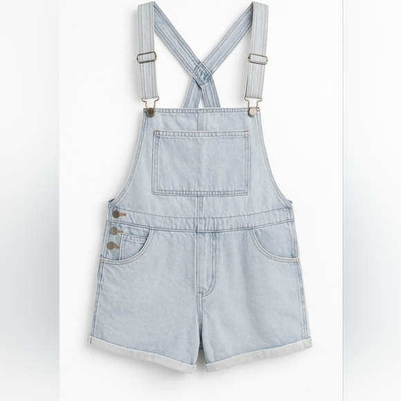 Promesa Denim Shortall – Size Large- NWOT (never worn) 🌻 - Picture 1 of 4